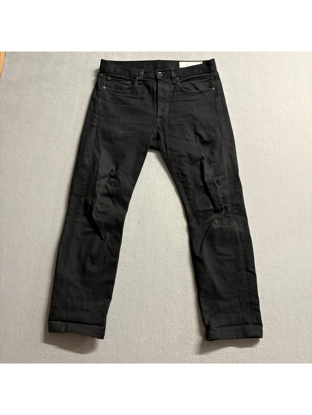 Rag & Bone Fit 2 Slim Jeans Mens 29 Black Denim Made in USA